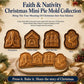 📢📢📢 BUY 1 GET 1 FREE！！！🎄🥧 Faith-Inspired Christmas Mini Pie Mold – 3D Holiday Pastry Press for Meaningful Christmas Baking