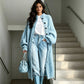 🍂 New Arrivals - Women's Chunky Knit Long Sweater Coat