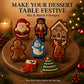 🎄🥧 Christmas Mini Pie Mold 🎅 Festive Press Maker for Santa, Gingerbread & Reindeer Pastries