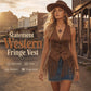 🤠 Women’s Vintage V-Neck Fringe Vest