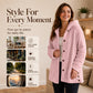 ❄️ Women's Loose-Fit Hooded Plush Jacket