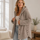 ❄️ Women's Loose-Fit Hooded Plush Jacket