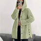 ❄️ Women's Loose-Fit Hooded Plush Jacket
