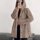 ❄️ Women's Loose-Fit Hooded Plush Jacket