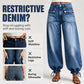 👖 Shape It Your Way | Women's Adjustable-Hem Balloon Jeans