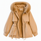 🔥Women's Winter Faux Fur Padded Parka ❄️Cozy Fleece Lined Winter Jacket