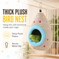 🏠🥚 LIMITED-TIME ! ⚡ Hanging Cotton Bird Nest Hammock – Double-Layer Fleece Warm Cave For Small Birds ✨