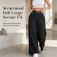 🤎 Classic High-Waisted Pants – Effortless Elegant Style