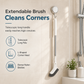 🧹 Extendable Floor Scrub Brush ✨ Long Handle & 2cm Slim Head for Tight Corners