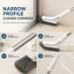 🧹 Extendable Floor Scrub Brush ✨ Long Handle & 2cm Slim Head for Tight Corners