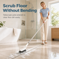 🧹 Extendable Floor Scrub Brush ✨ Long Handle & 2cm Slim Head for Tight Corners