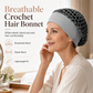 🌿 Breathable Comfort, Stay-Put Fit | Women's Wide-Band Mesh Hair Cover 🕸️
