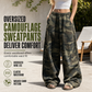 🍃 Vintage Camo Wide-Leg Sweatpants ✨ Relaxed Fit Everyday Comfort