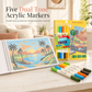 🎨 Mindfulness Braille Coloring Set 🌈 Relaxing Creative Painting Kit