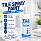 🎨 Tile Renewal Spray Paint, 100ml 3 Colors ✨ Waterproof Tile Coating Spray, Fast Drying Bathroom Kitchen Tile Recolor Paint for Tile Restoration