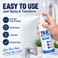 🎨 Tile Renewal Spray Paint, 100ml 3 Colors ✨ Waterproof Tile Coating Spray, Fast Drying Bathroom Kitchen Tile Recolor Paint for Tile Restoration
