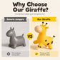 🎁🎄Christmas Sale!💞50K+ SOLD!⏳✨Cute Giraffe Bouncy Animal Hopper for Kids