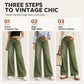 ✨ Vintage Wide-Leg Jeans – High Waist Comfort & Timeless Style 💙