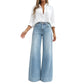 ✨ Vintage Wide-Leg Jeans – High Waist Comfort & Timeless Style 💙