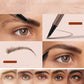 ✨ 2-in-1 Waterproof Liquid Brow Pen 💄 Natural Hair-Like Eyebrow Definition
