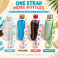 ☀️ Adjustable Water Bottle Lanyard with Flexible Silicone Ring