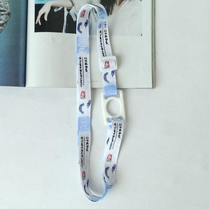 ☀️ Adjustable Water Bottle Lanyard with Flexible Silicone Ring