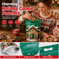 🎅 ⏰50 Pack Christmas Candy Bags Cartoon Stand Up Zipper Pouches for Snowflake Crisp Cookie and Baking Food Packaging❄️