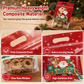 🎅 ⏰50 Pack Christmas Candy Bags Cartoon Stand Up Zipper Pouches for Snowflake Crisp Cookie and Baking Food Packaging❄️