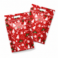 🎅 ⏰50 Pack Christmas Candy Bags Cartoon Stand Up Zipper Pouches for Snowflake Crisp Cookie and Baking Food Packaging❄️