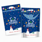 🎅 ⏰50 Pack Christmas Candy Bags Cartoon Stand Up Zipper Pouches for Snowflake Crisp Cookie and Baking Food Packaging❄️