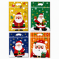 🎅 ⏰50 Pack Christmas Candy Bags Cartoon Stand Up Zipper Pouches for Snowflake Crisp Cookie and Baking Food Packaging❄️