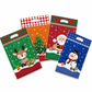 🎅 ⏰50 Pack Christmas Candy Bags Cartoon Stand Up Zipper Pouches for Snowflake Crisp Cookie and Baking Food Packaging❄️