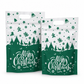 🎅 ⏰50 Pack Christmas Candy Bags Cartoon Stand Up Zipper Pouches for Snowflake Crisp Cookie and Baking Food Packaging❄️