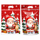 🎅 ⏰50 Pack Christmas Candy Bags Cartoon Stand Up Zipper Pouches for Snowflake Crisp Cookie and Baking Food Packaging❄️