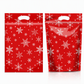 🎅 ⏰50 Pack Christmas Candy Bags Cartoon Stand Up Zipper Pouches for Snowflake Crisp Cookie and Baking Food Packaging❄️