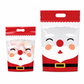 🎅 ⏰50 Pack Christmas Candy Bags Cartoon Stand Up Zipper Pouches for Snowflake Crisp Cookie and Baking Food Packaging❄️