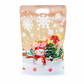 🎅 ⏰50 Pack Christmas Candy Bags Cartoon Stand Up Zipper Pouches for Snowflake Crisp Cookie and Baking Food Packaging❄️