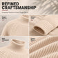 🧶 Cozy High Neck, Flattering Relaxed Drape 💗 Women's Knit Sweater Dress