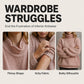 🧶 Cozy High Neck, Flattering Relaxed Drape 💗 Women's Knit Sweater Dress