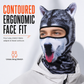 🐾 Animal Print Windproof Balaclava Face Mask 😜 Warm Outdoor Winter Gear