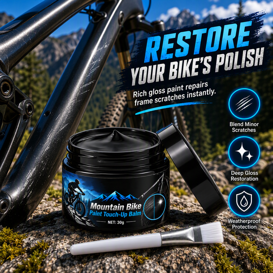 🚲 🎨 Bicycle Frame Paint Touch-Up Paste with Brush for Mountain Bike Scratch and Wear Repair