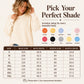 🧇 Textured Look, Relaxed Fit | Women's Waffle-Knit Loose-Fit Sweatshirt