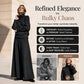 💞 Two Pieces, Effortlessly Elegant ❄️ Women's Turtleneck Top & Maxi Skirt Set
