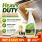 🍑 Heavy-Duty Kitchen Degreaser Spray – Fast-Acting Grease Melter 🏆  Perfect for Range Hoods & Refreshing Peach Aroma – One Spray, Spotless Kitchen ✨