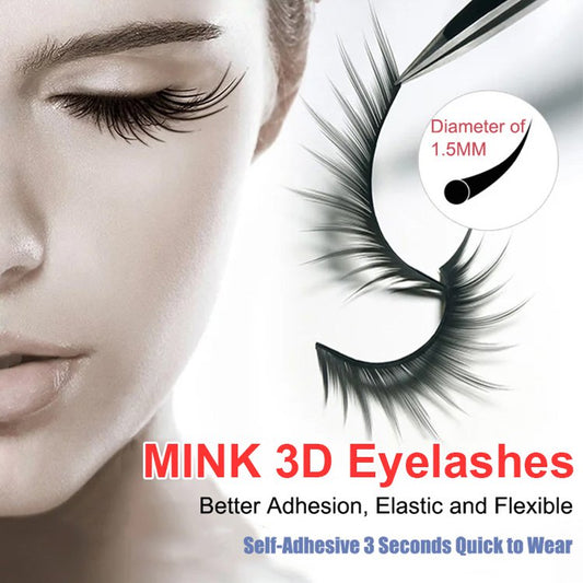 Reusable 3D tape for eyelashes