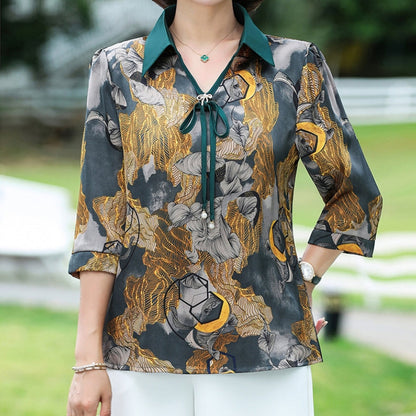 🎉New Product Launch💐– Women's Fashionable  silk shirt（40% OFF）