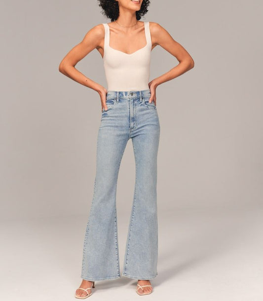 🔥 Ultra High Rise Stretch Flare Jean