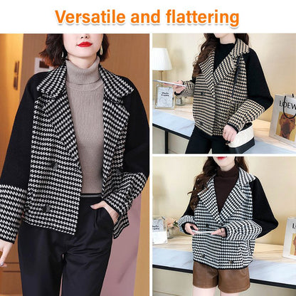 🔥2024 Fall And Winter New Small Short Tweed Female Jacket